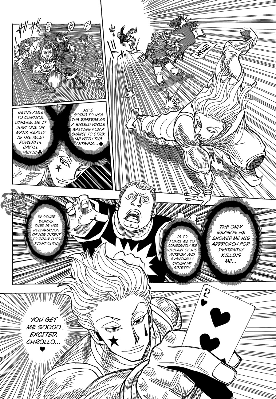 hxh manga hisoka vs chrollo