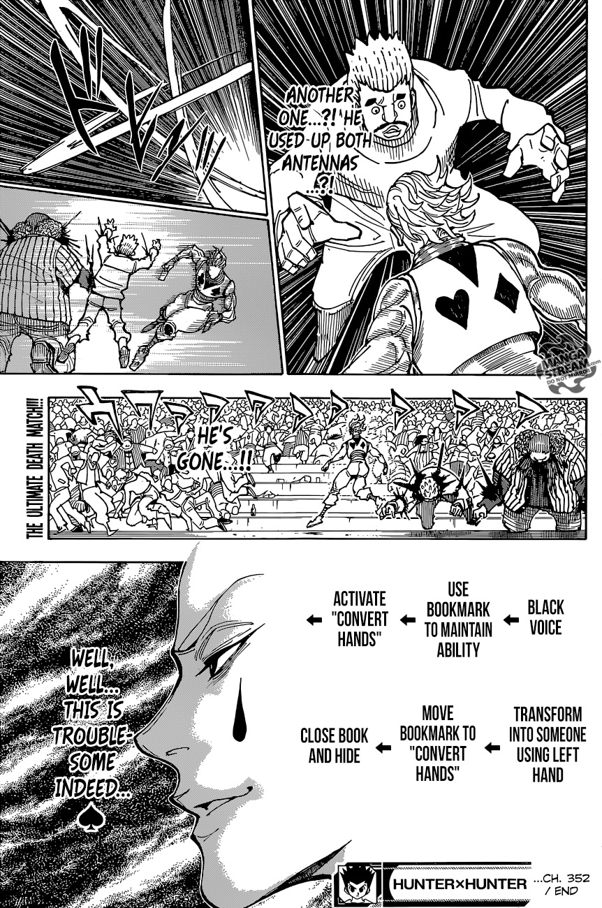 Hunter X Hunter, Chapter 352 - Hunter X Hunter Manga Online