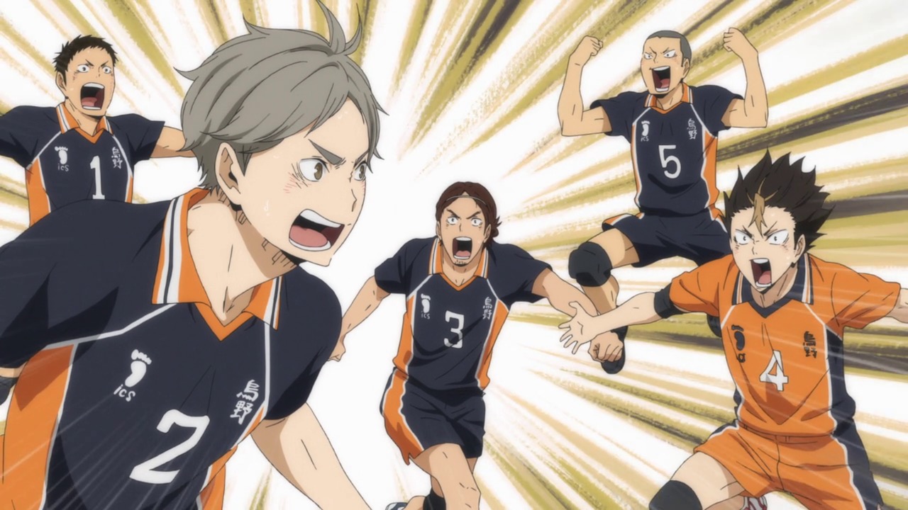 Haikyuu!! Season 3 Episode 5 #haikyuu #karasuno #shiratorizawa