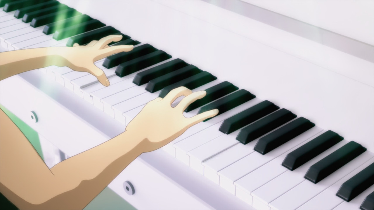 Female playing piano, Anime Piano Musical instrument, playing the piano  girl, png Material, furniture, fashion Girl png | PNGWing