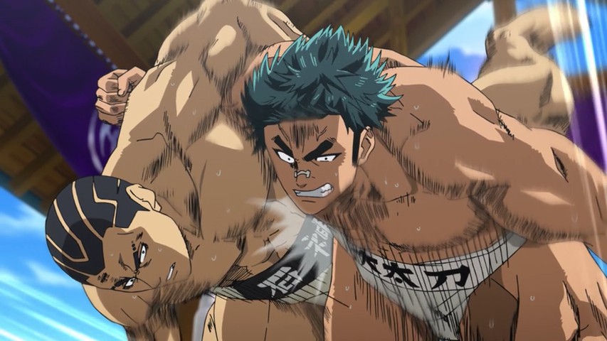 Hinomaru Zumou e o sumô - Gyabbo!