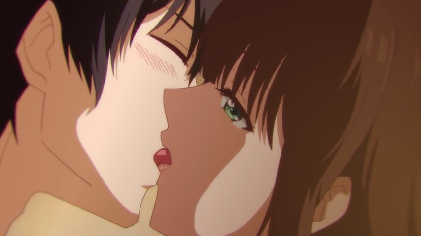 Domestic Girlfriend Tente me beijar aqui e agora. - Assista na