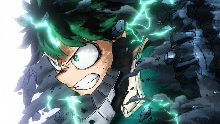 Intense Anime Hero in Action - Bucchigiri?! HD Wallpaper