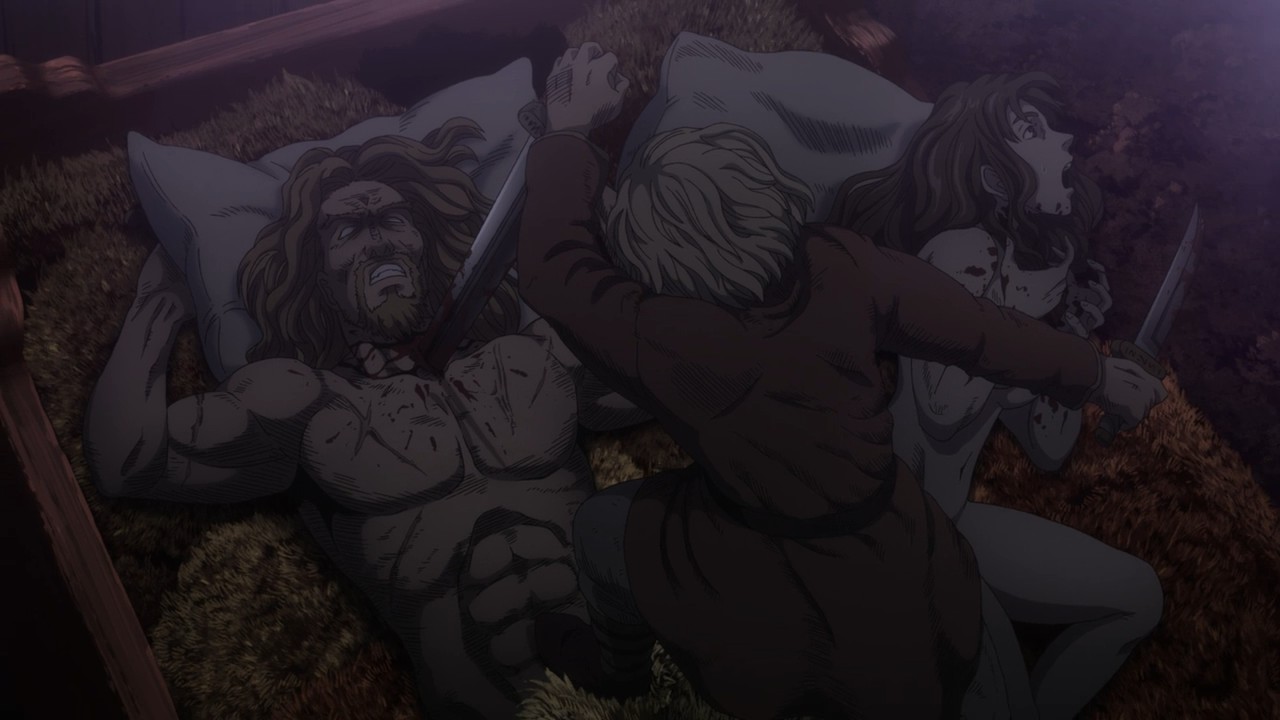 Einar Tried To Kill Thorfinn In His Sleep - Vinland Saga Season 2