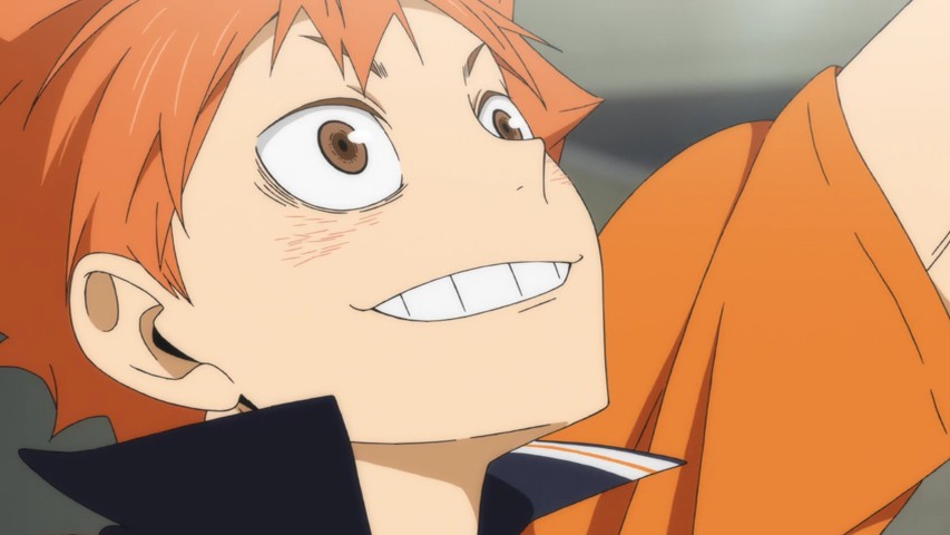 CLOSED] haikyuu screencaps — image description: 1 photo of hinata shouyou