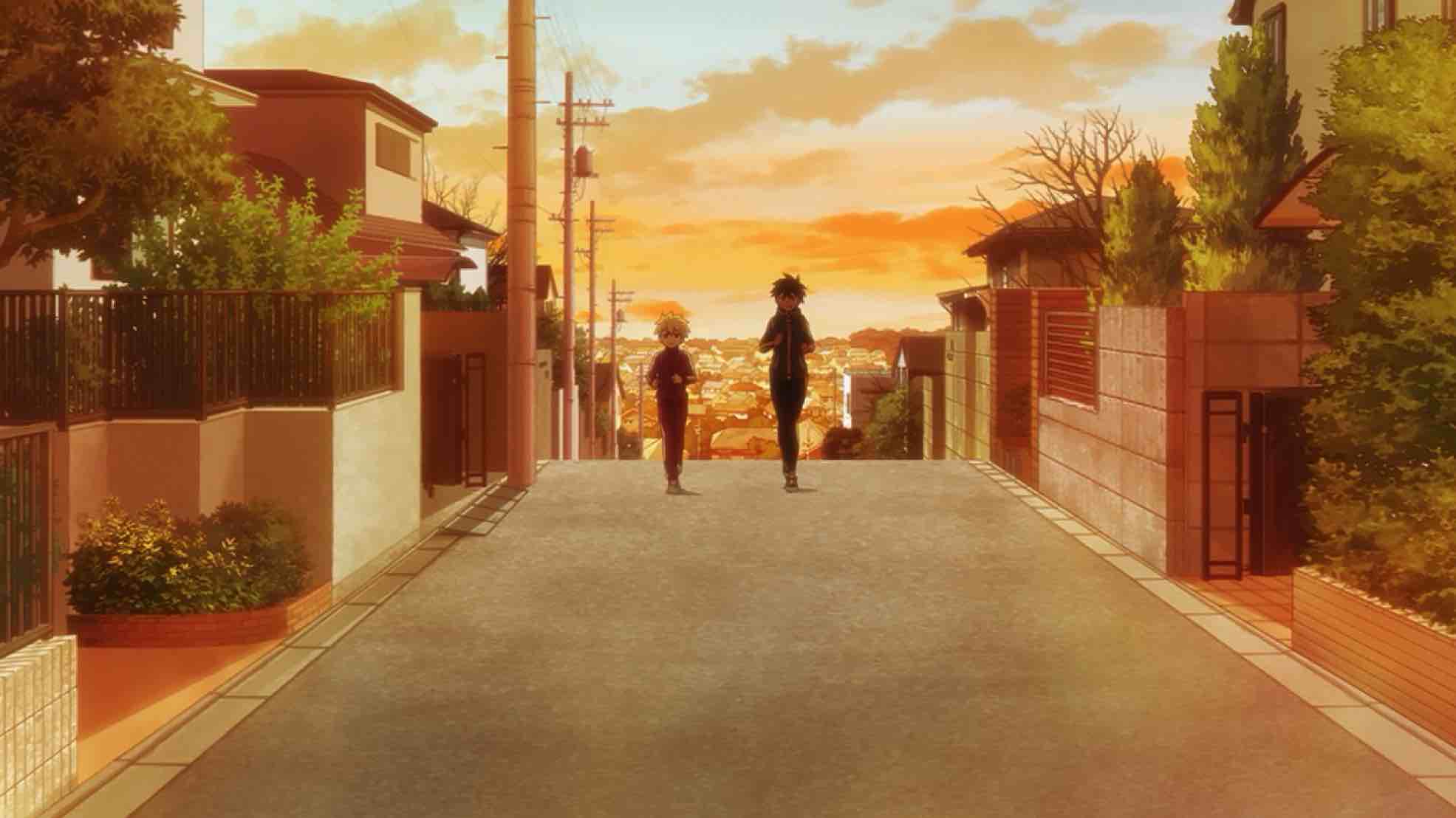 Anime Peaceful Tokyo Street in Summer by Shinkai · Creative Fabrica