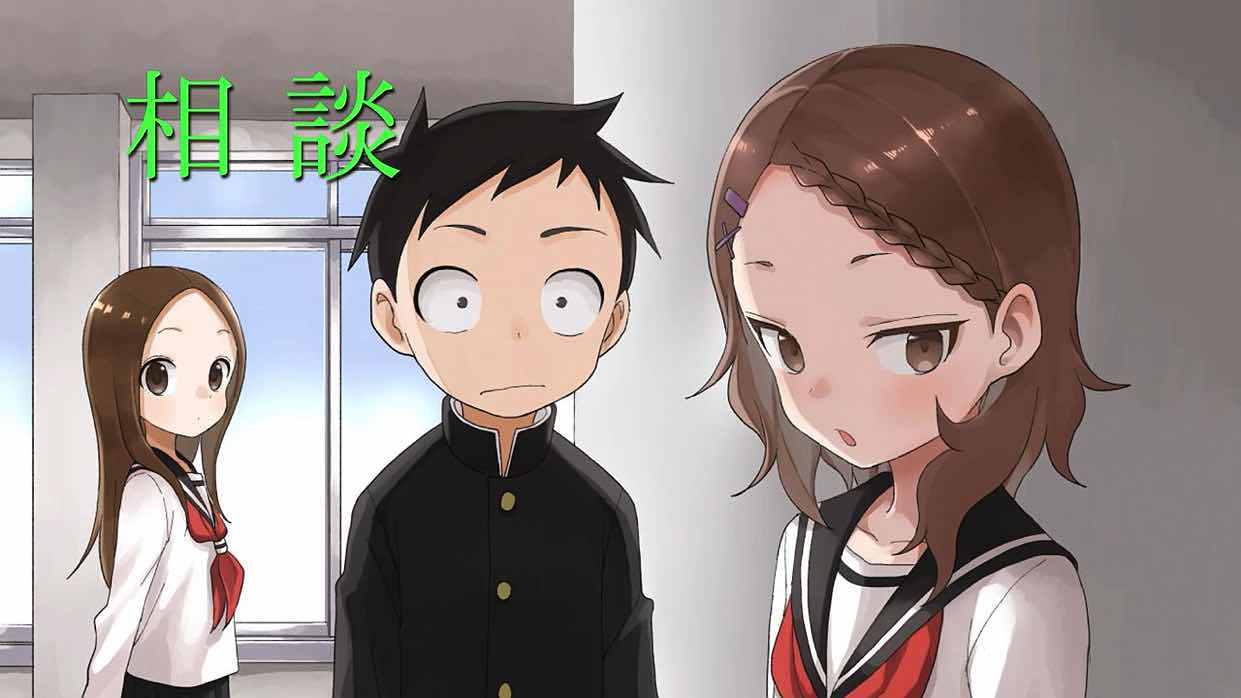 takagi-san and nishikata (karakai jouzu no takagi-san) drawn by  wari_(nirodo26)