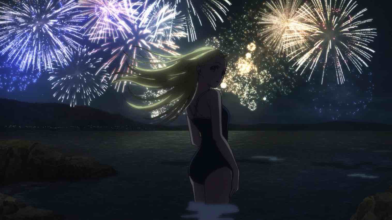 Summertime Render ''FIREWORKS'' Anime Manga Greeting Card for