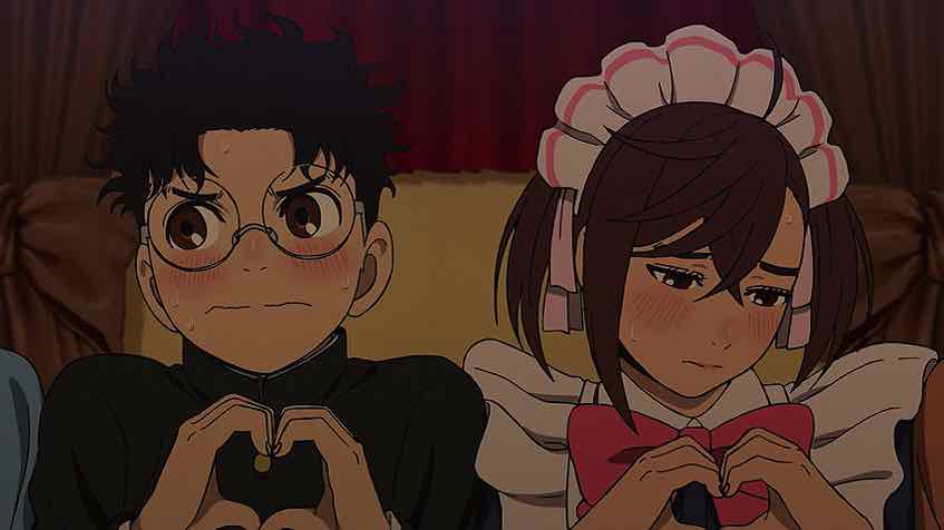 Dandadan, Anime, Maid, Okarun, Momo