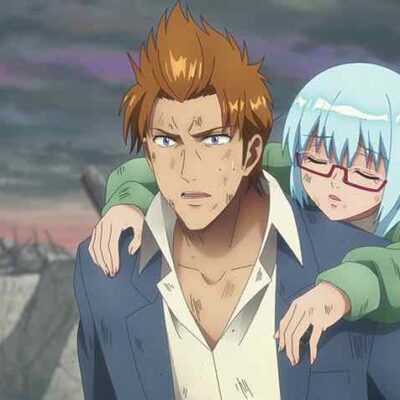 Psyren, Anime, Redhead, Amamiya